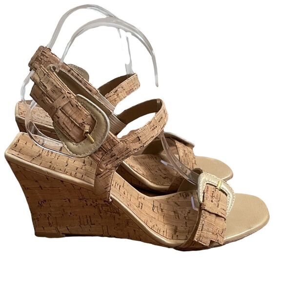 Stuart Weitzman cork wedges - Picture 1 of 13